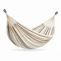 Hamaca de Algodón Beige con Diseño Étnico 200x150 cm